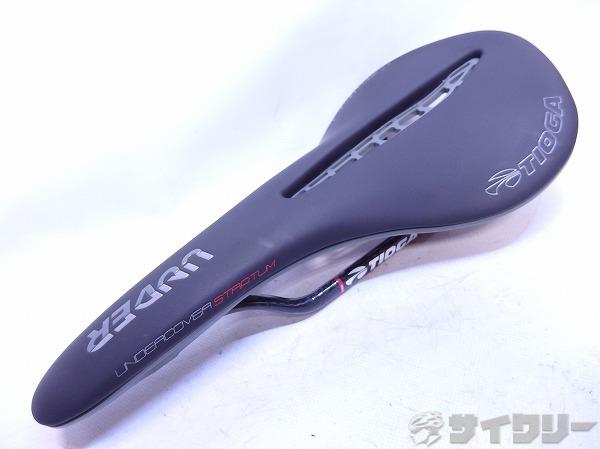 サドル  タイオガ サドル UNDERCOVER STRATUM 黒いこと 炭素軌跡 - 中古