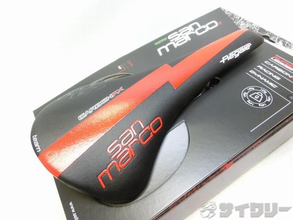 サドル セラサンマルコ サドル REGALE CARBONFX TEAM レッド 148mm - 中古