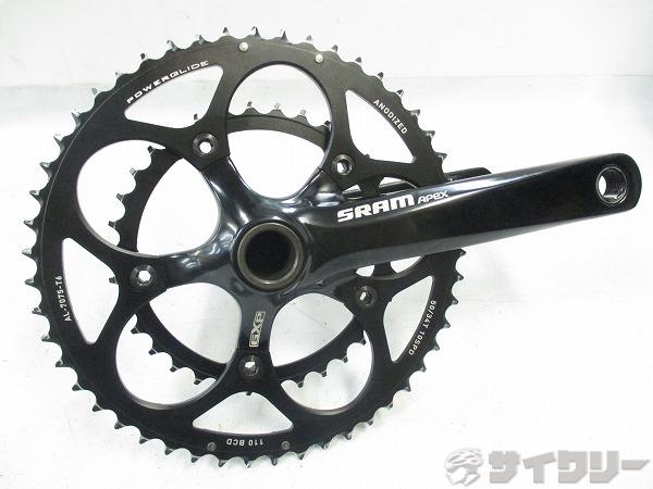 クランク クランク本体 スラム クランクセット APEX 172.5mm 50-34T 中古