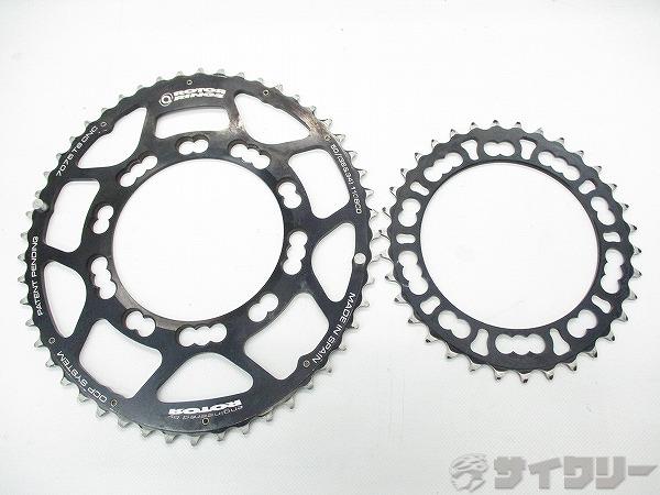 楽天市場】クランク チェーンリング ローター DM ROUND RING 52/36T