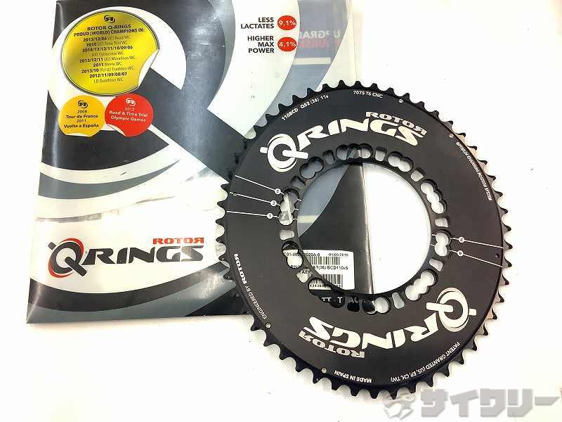 スターター チェーン店輪っか 回転子 楕円面チェーン店輪っか Qring AERO 52t/PCD110粍/5穴 - 中古