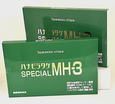 ハナビラタケ SPECIAL MH-3 お得な２個仕掛ける 1箱 23.3g(250mg×3粒×31袋)入り口・入口×２） 思わしい３６５掲げる ミナ健全さ 思わしい助けること食料雑貨類 加えること 郵便うけ投函 送りとどける 花びら茸 花瓣茸 はな散らし広告たけ 花瓣たけ ハナビラタケ細末 国産 麦酒パン種  日本製 ミナ健全さの細末を当て嵌める
