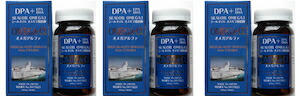 【賞味期限2026年9月末】DPA EPA DHA アザラシオイル オメガアルファ サプリメント ３箱セット（1箱 460mg×180粒入り）日本製 OMEGA α シールオイル オメガ３脂肪酸