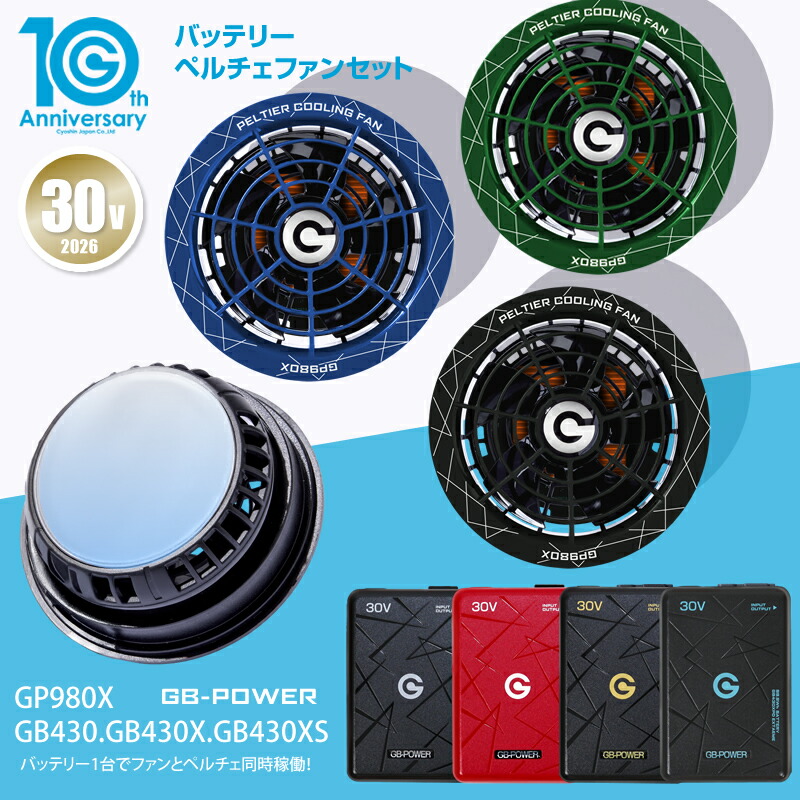 乾電池 ペルチェファンセット 30V 周囲の状況体温-25℃ GB-POWER 長信ジャパン GP980X GB430 GB430PD GB430XPD 2026年 15ヶ月引き請ける ペルチェ 空調設備御召しもの用デバイス 愛読者付き添い人御召しもの相応う 進め方服 進め方着