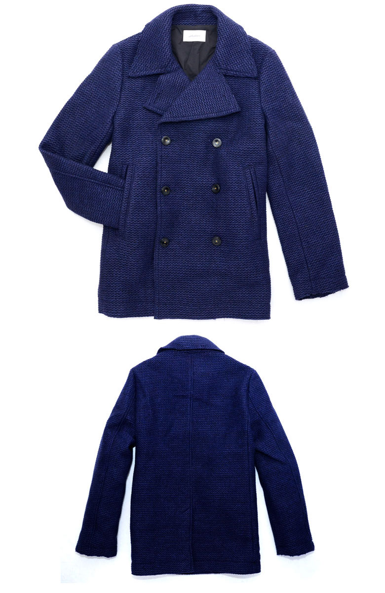 楽天市場 Sea Green シーグリーンローゲージpコート ピーコート メンズ コート ウール ジャケット ウールコート ローゲージ アウター 送料無料 Seagreen ブランド Dbland