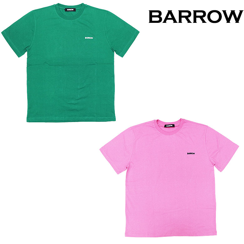 BARROW バロー Tシャツ 半袖 カットソー S/S T-SHRT UNISEX プリント スマイリー ベア メンズ カラフル アイコニック