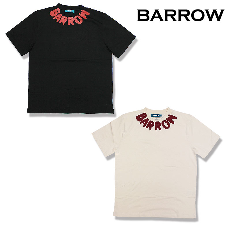 BARROW バロー Tシャツ 半袖 カットソー S/S T-SHRT UNISEX プリント ニコスマイル メンズ カラフル アイコニック