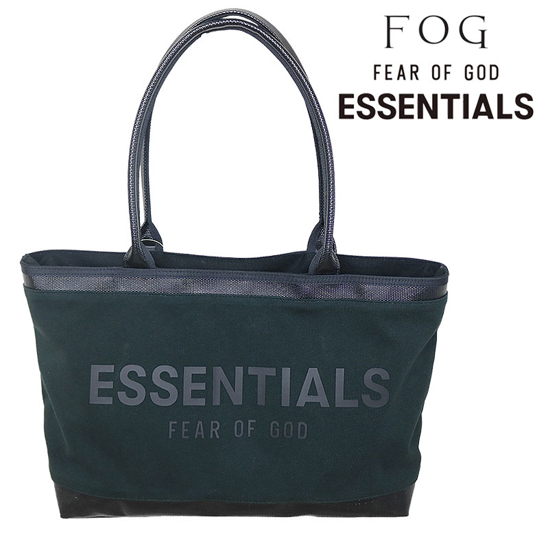 【FOG ESSENTIALS】エフオージー エッセンシャルズ トートバッグ 鞄 かばん FOG LOGO TOTE BAG 天然ゴムロゴタイプ  青少年盛りだくさん メンズ PACSUN
