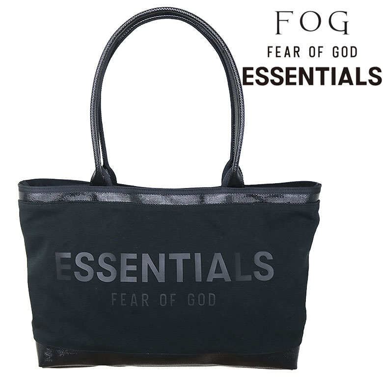 【FOG ESSENTIALS】エフオージー エッセンシャルズ トートバッグ 鞄 かばん FOG LOGO TOTE BAG 天然ゴムロゴタイプ  青少年盛りだくさん メンズ PACSUN
