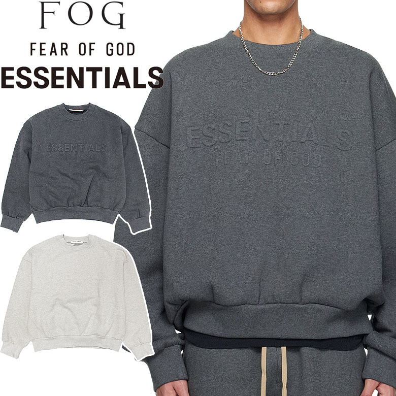 【FOG ESSENTIALS】エフオージー エッセンシャルズ スウェットシャツ トレーナー スエット エンボスロゴ HOLIDAY EMBOSSED CLASSIC ラバーロゴ 裏起毛 メンズ ヨーロッパ限定 PACSUN｜DBLAND