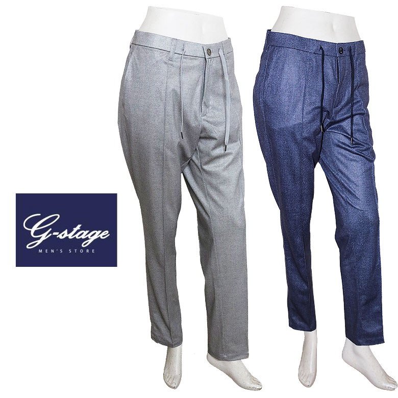 g-stage ジーステージ ジャージメッシュプリントパンツ ドライメッシュ 清涼 永久プリーツ 艶感 速乾性 ウォッシャブル セットアップ可 上品 メンズ