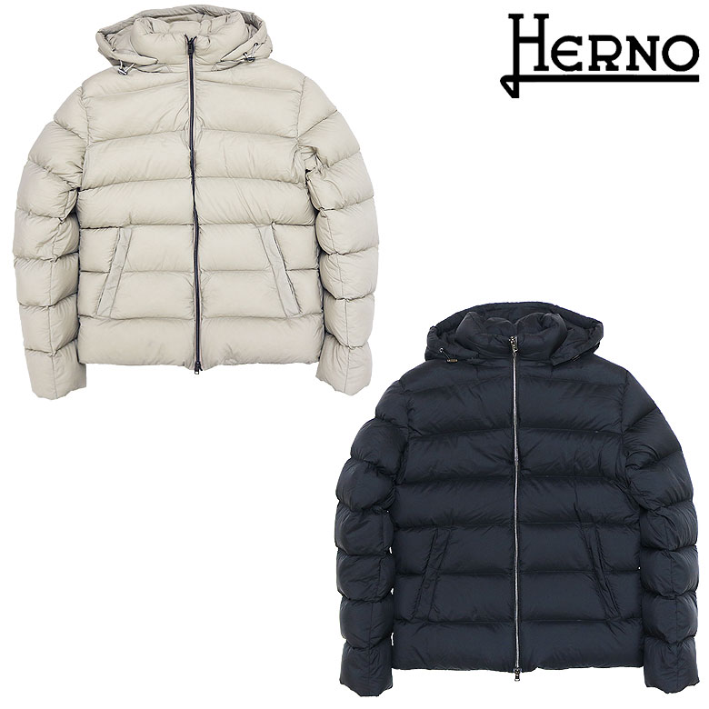 HERNO ヘルノ ダウンジャケット アウター 24AWモデル マット フード取外し可 シンプルデザイン 暖かい 秋冬 高級｜DBLAND