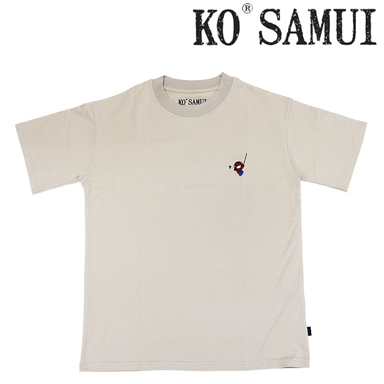 KO SAMUI コーサムイ Tシャツ 半袖 カットソー イタリア製 レギュラーフィット カジュアル プリント メンズ コサムイ