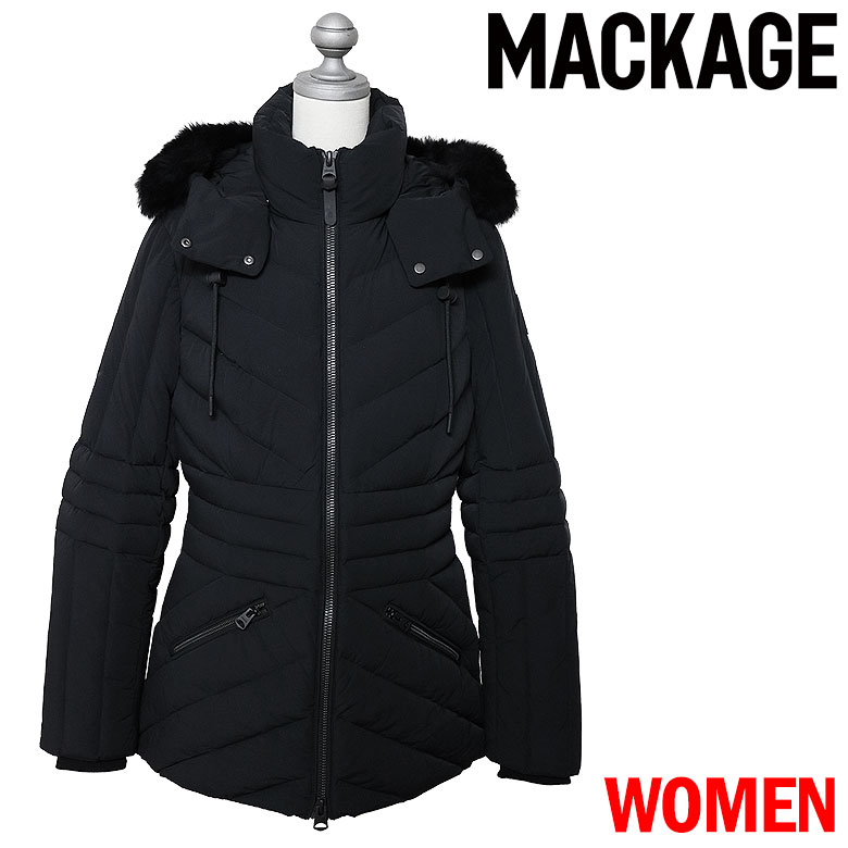 MACKAGE マッカージュ　ダウン　ジャケット MACKAGE (マッカージュ) ファーフード フルジップ ダウン