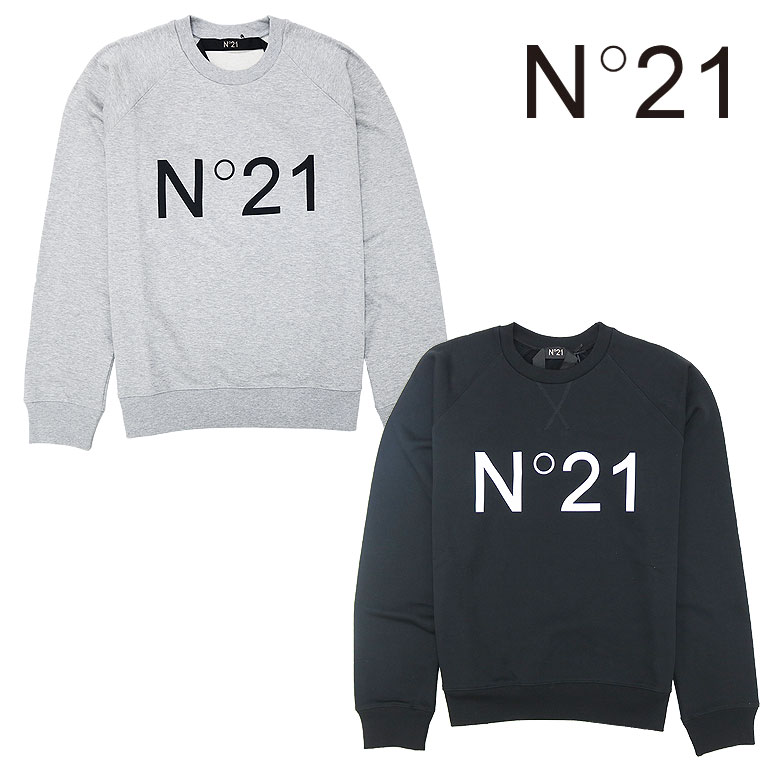 【20%OFF】【N21】ヌメロ ヴェントゥーノ 汗水 調教師 長袖 汗水 LOGO PRINT 分かりやすい ロゴタイプ刷り上げる メンズ ユニ一発やる