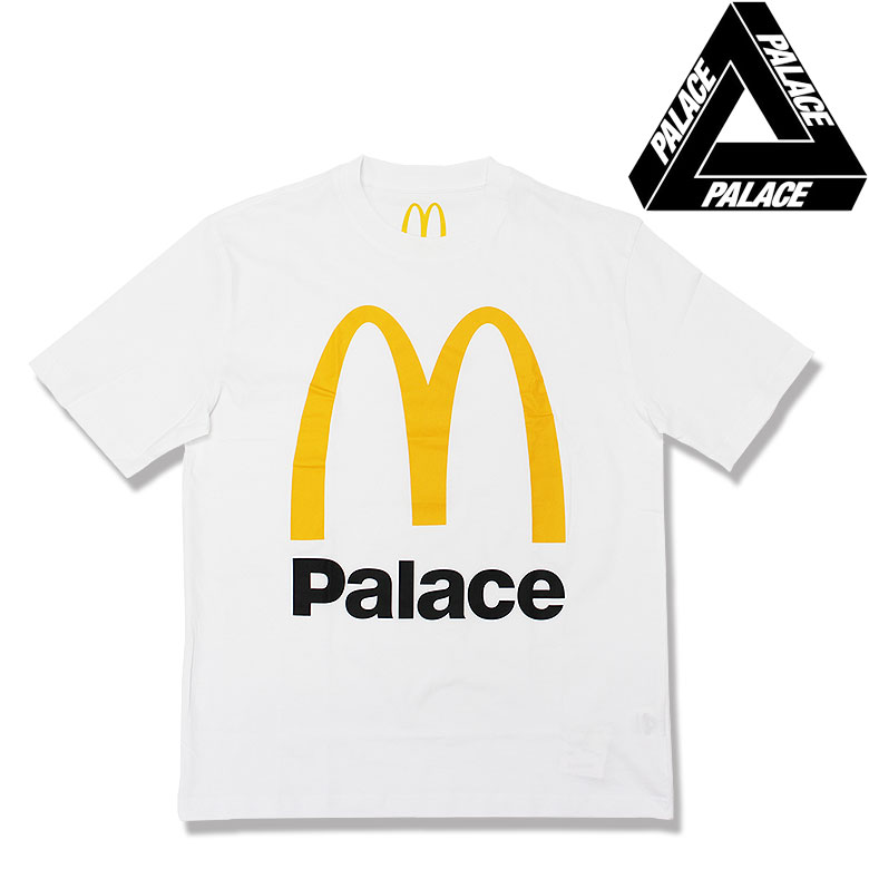 【Palace】九重の天 プルオーバー 半袖 カットソー Palace McDonald\u0027s Logo T-Shirt マクドナルド 共同研究 押さえる メンズ ユニ
