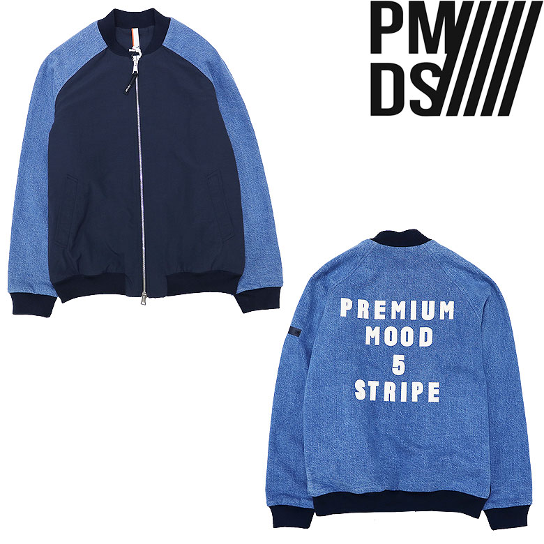 【P.M.D.S.】 ピーエムディーエス 上衣 前掛け KITO DOUBLE DENIM アウター ジーンズ地 うつり変わり ロゴタイプ刺しゅう メンズ f26jk3918dd pmds