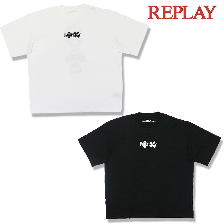送料込★REPLAY★M6992.000.23454 半袖Tシャツ リプレイ 半袖Tシャツ レディース SIZE M (M) REPLAY 中古