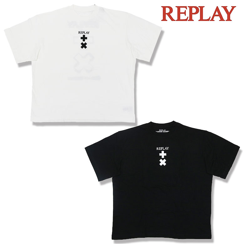 楽天市場】【REPLAY】リプレイ Tシャツ 半袖 カットソー