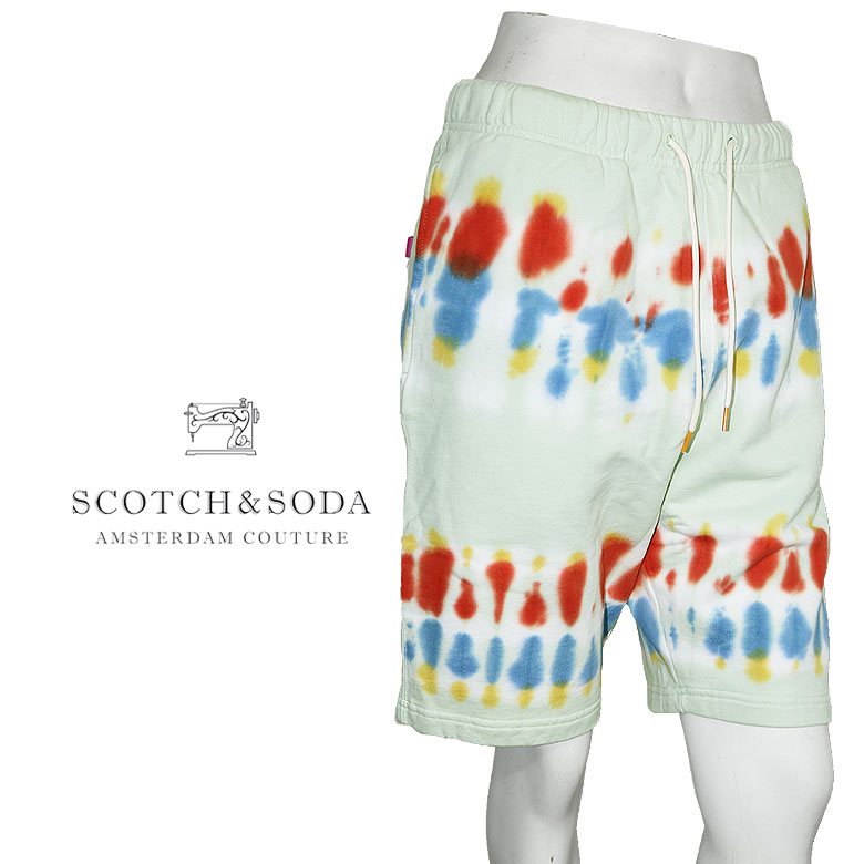SCOTCH&SODA スコッチアンドソーダ ハーフパンツ ショートパンツ ショーツ スウェットパンツ 短パン セットアップ可 春夏 リゾート メンズ カジュアル