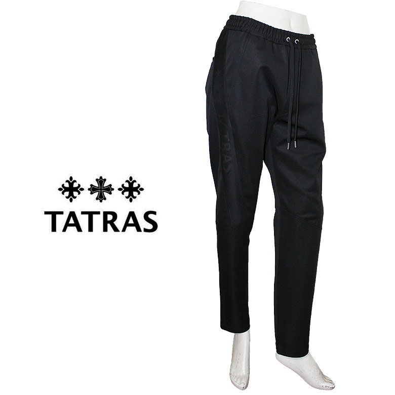 【TATRAS】タトラス ダンボールニットパンツ イージーパンツ MENTORE メントーレ 蹴りつけるうしろ側 ロゴタイプ刷り上げる 積極的一こま 町若い衆 メンズ
