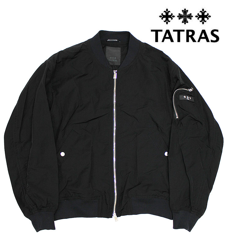 【TATRAS】 タトラス MA-1 ブルゾン TOMORI トモリ 高密度ナイロンクロス ヴィンテージ風 撥水 ミリタリースタイル メンズ 大人