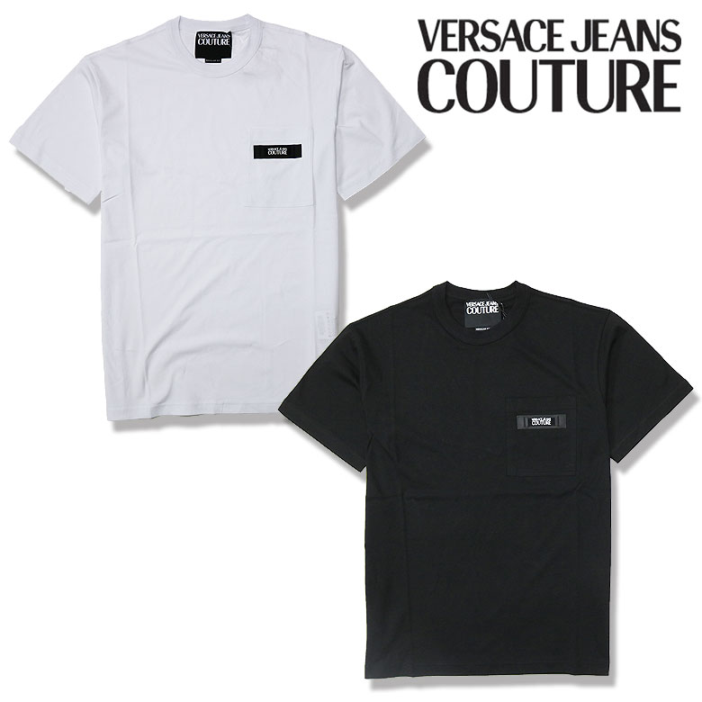 VERSACE JEANS COUTURE ヴェルサーチェ Tシャツ ロゴ VERSACE JEANS COUTURE (ヴェルサーチェ ジーンズ クチュール