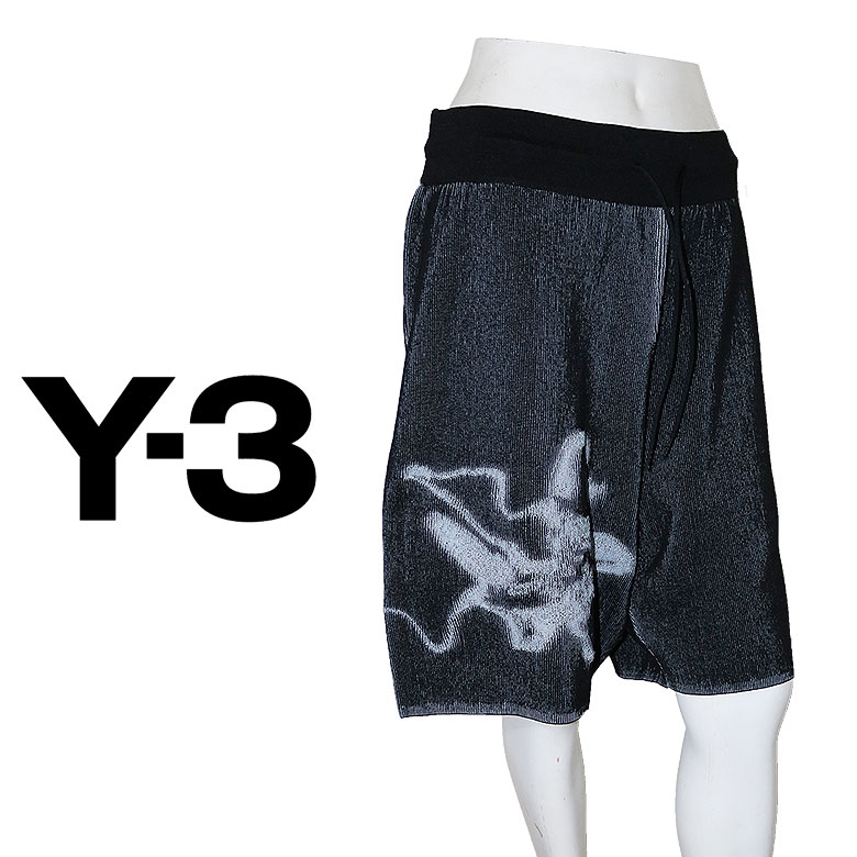 楽天市場】Y-3 ワイスリー ハーフパンツ GFX KNIT SHORTS IN4338