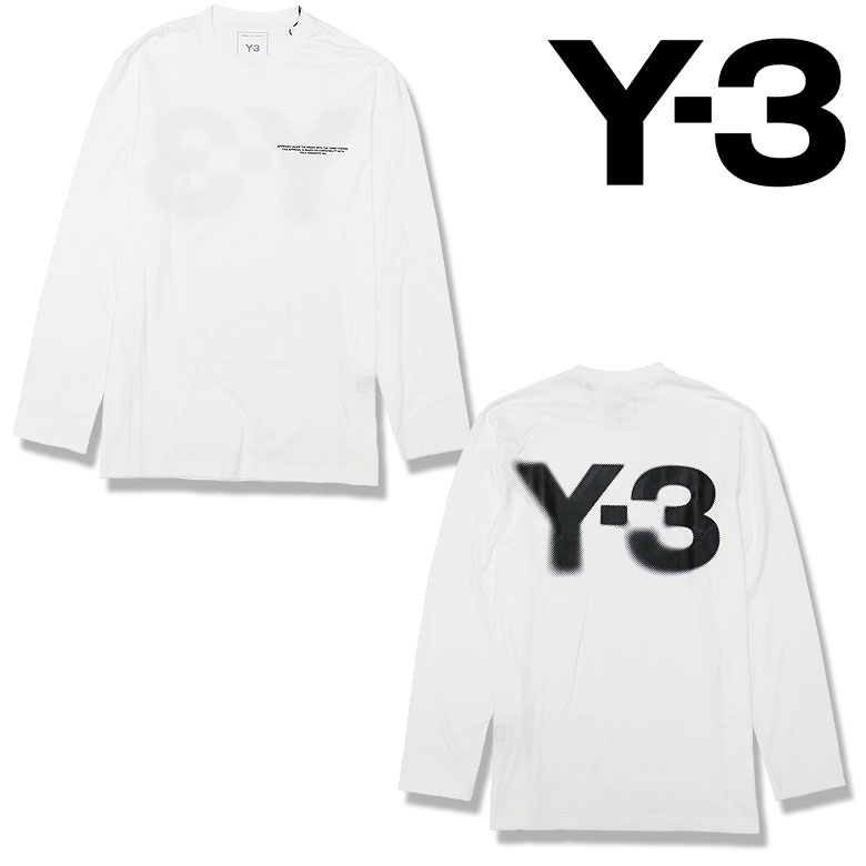 【40%OFF】Y-3 ワイ・スリー プルオーバー 長袖 カットソー LOGO LS TEE 今めかしい ゆったり リフレクティブカラー ヨ蛆虫 ヤマモト yohji yamamoto adidas
