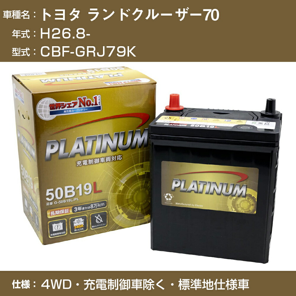 ≪トヨタ ランドクルーザー70≫CBF-GRJ79K 4WD DellkorG-95D26R H26.8- PL カーバッテリー カーメンテナンス  デルコア 充電制御車除く 標準地仕様車 自動車用品 車検整備 適合参考 日本メーカー新品 H26.8-