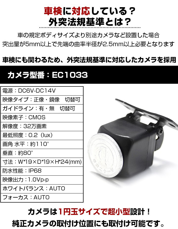 楽天市場 Cn F1xd 対応 バックカメラ 外部突起物規制対応 パナソニック フロントカメラ ガイドライン外装パーツ サイドカメラ フロントビュー サイドビュー バックモニター 送料無料 保証期間6ヶ月 Glafit カー用品直販店 D Box 楽天市場店