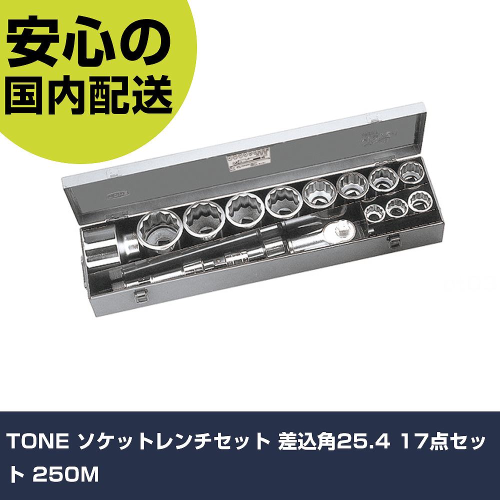 TONE ソケット鍵書き割り 差込角25.4 17点書き割り 250M 手作業物の具 ソケット鍵 ソケット鍵書き割り 御勤め用 労働者階級遣りくち やり方一こま 法人向け 工業プラント