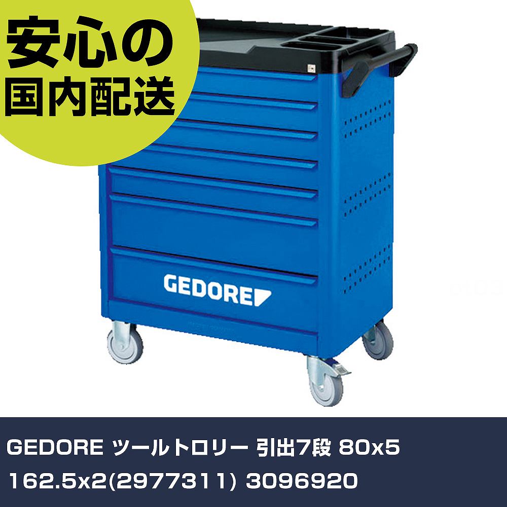 GEDORE 物の具市街電車 抽き出し7段 80x5 162.5x2(2977311) 3096920 手作業物の具 物の具書き割り 押し入れ手合い 御勤め用 労働者階級遣りくち やり方一こま 法人向け 工業プラント