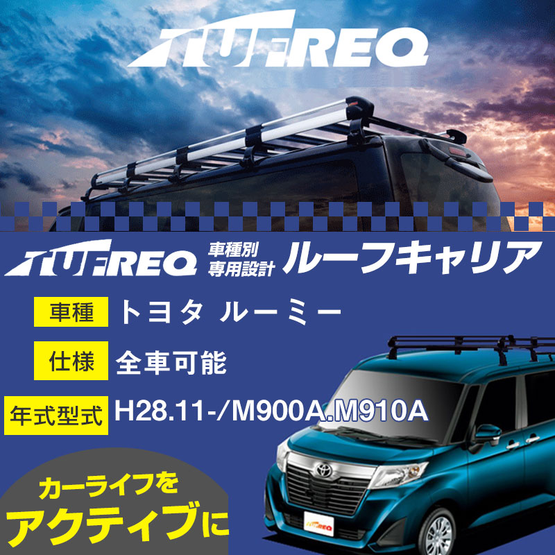 M900A ルーミー用 THULE ルーフボックス ベースキャリア セット-