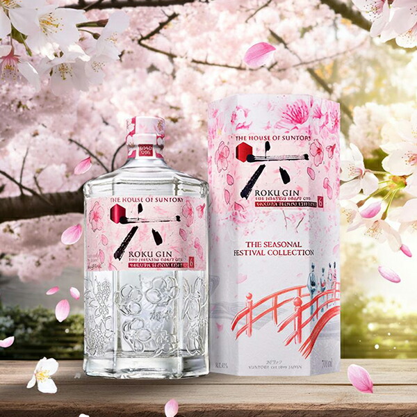 楽天市場】EC限定発売 数量限定 サントリー ROKU ＜六＞ SAKURA BLOOM