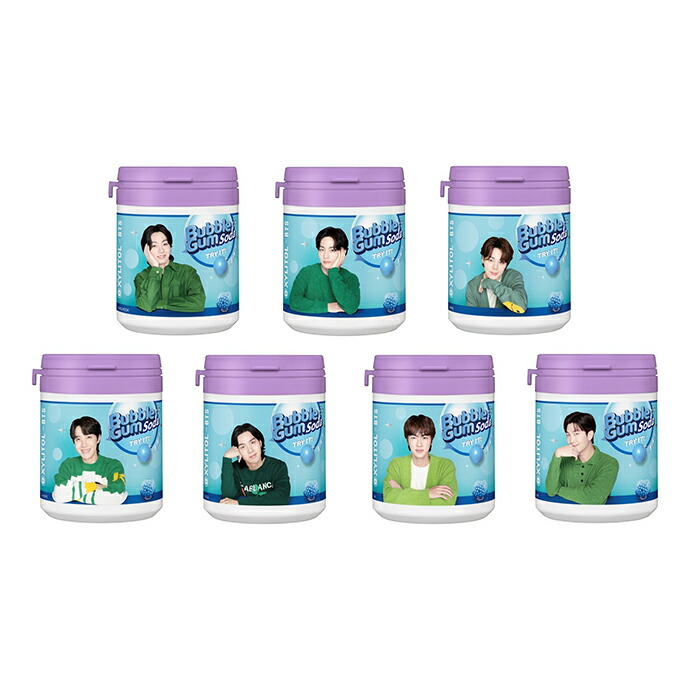 送料無料】キシリトール×BTS フーセンボールガム(ソーダ