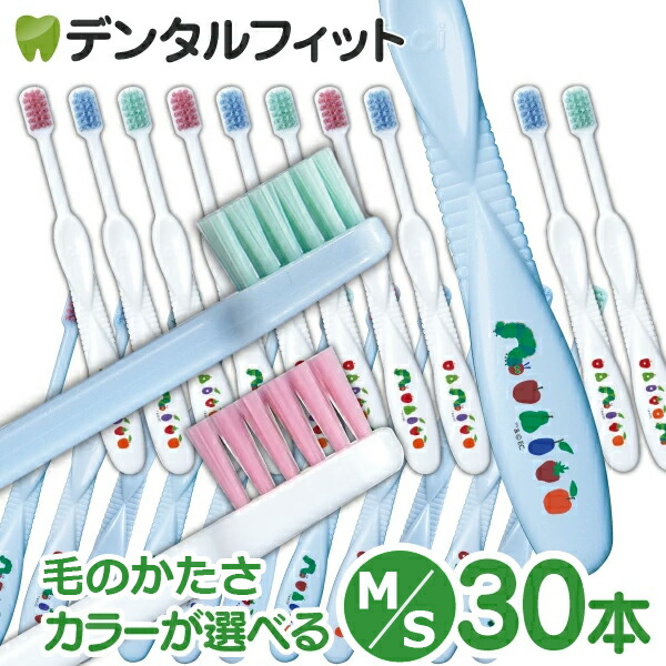 【楽天市場】【 43％OFFクーポン 11/30 23:59迄】毛のかたさ・カラーが選べる Ciキッズ 歯ブラシ エリックカール はらぺこあおむし柄  MふつうorSやわらかめ 15本セット【Ciメディカル 歯ブラシ】（メール便2点まで）【メール便選択で送料無料】 : 歯科