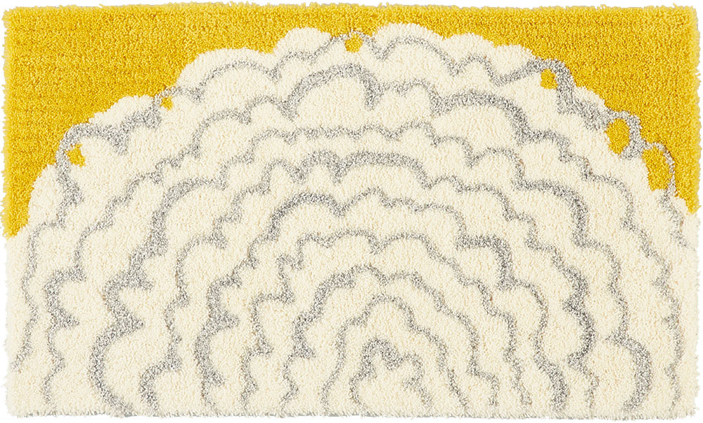 デザインライフ　マット【IHANA MAT イハナマット】45&times;75cm｜ディー・ラックス