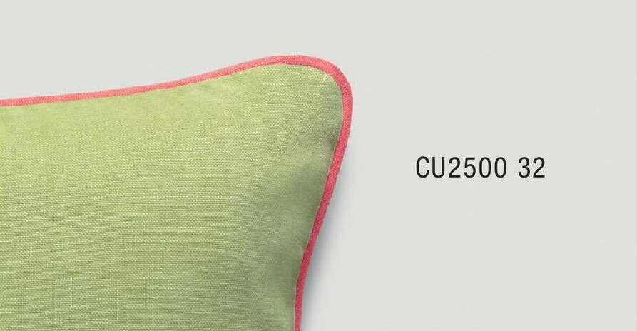 楽天市場】パイピングクッションカバー【40×40cm】 イエロー×グレー