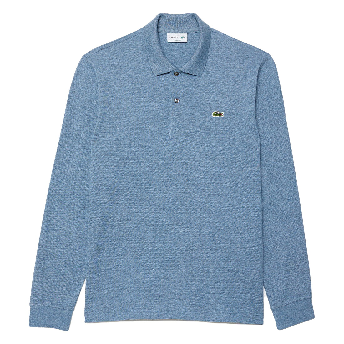 LACOSTE ラコステ リブカラー ポロシャツ 長袖 杢糸 L1313LJ|Drink&Dream「D-Park」店