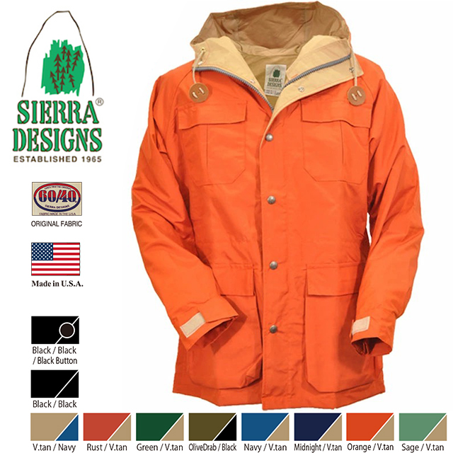 楽天市場】SIERRA DESIGNS シエラデザインズ ANORAK PARKA アノラック