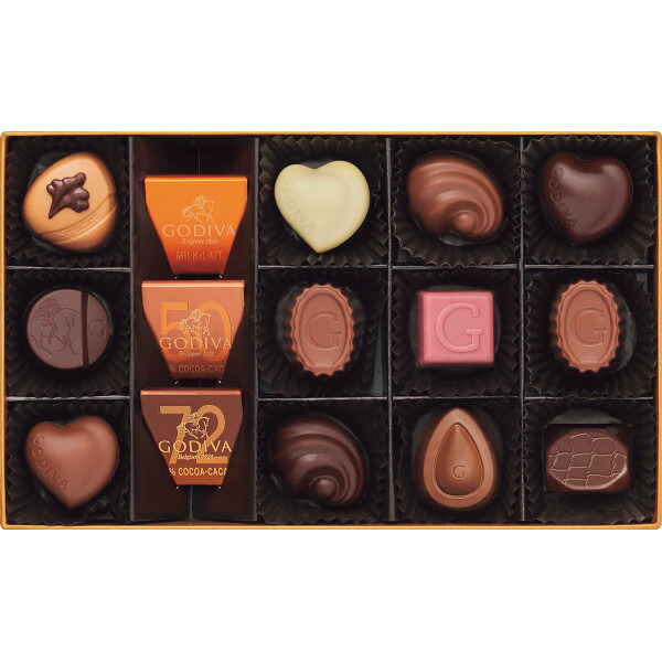 楽天市場】【ゴディバ】ハート オブ ゴールド コレクション 15粒入