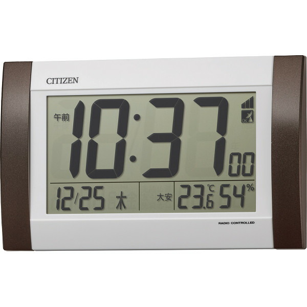 楽天市場】シチズン デジタル電波目覚し時計 8RZ102-019 【電波置時計