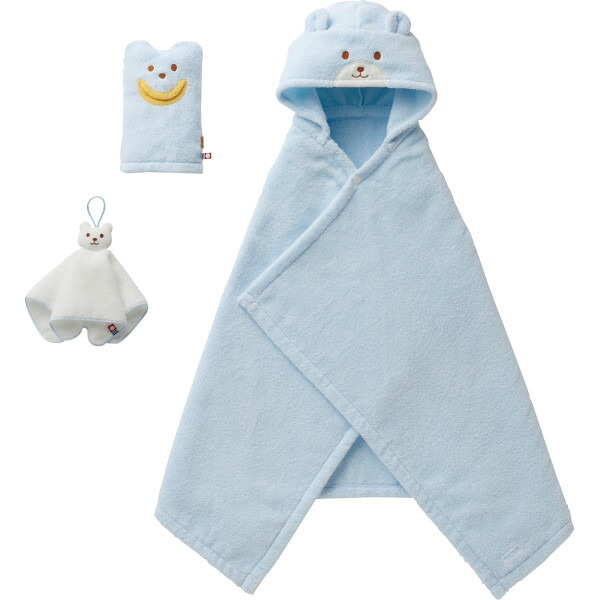 ミキハウス バスポンチョセット 40-3821-493 ベビー・子供用品 ベビー用品 ベビー雑貨