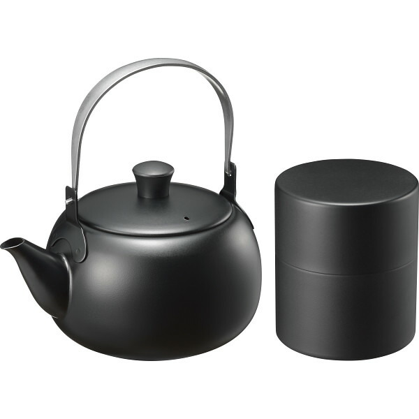 【送料無料】 燕三 ステンレスつる手急須&茶筒セット EM-084 金属洋食器 金属雑貨 その他金物雑貨|Drink&Dream「D-Park」店