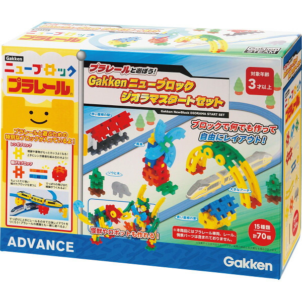 楽天市場】83736 プラレールと遊ぼう！ Gakkenニューブロック