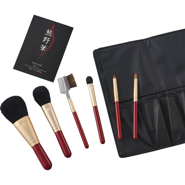 【送料無料】 熊野化粧筆セット 筆の心 KFi-156RS 装身具｜Drink＆Dream「D-Park」店