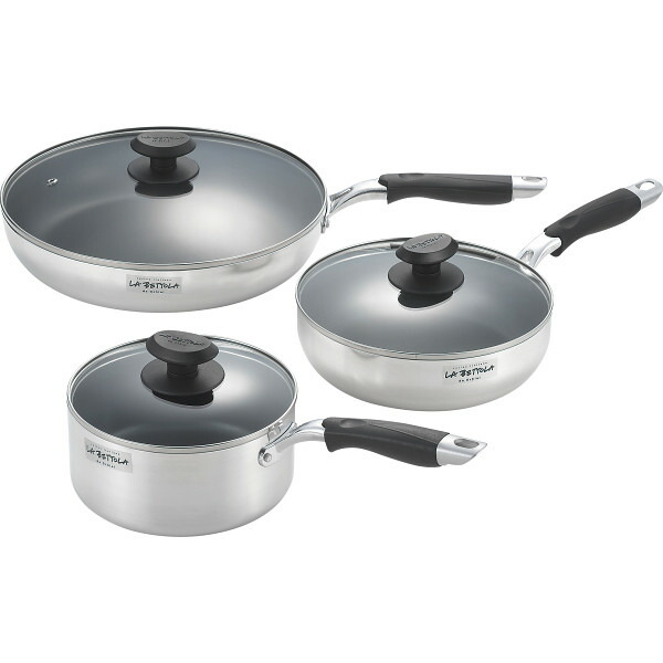 楽天市場】【送料無料/直送】落合 務 アルミ鍋2点セットツール付