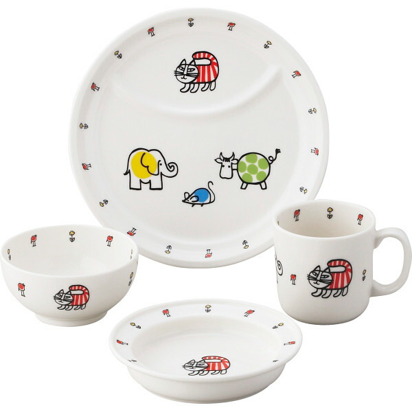 リサ・ラーソン ベビーマイキー 4ピースセット LL50-113 洋陶器 洋陶バラエティー