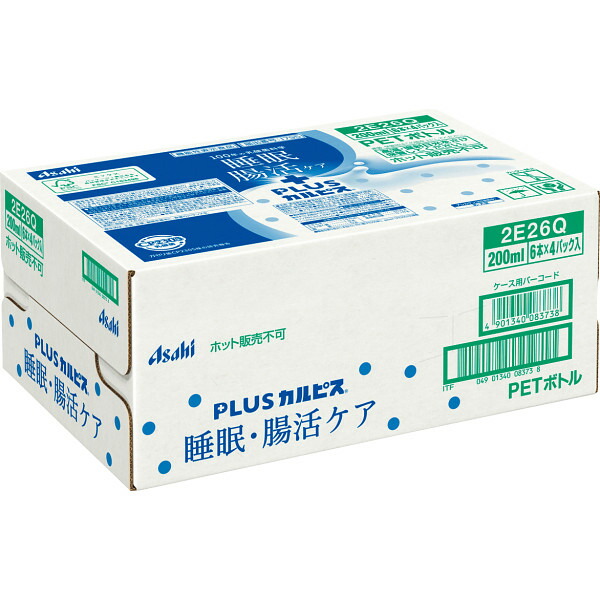PLUSカルピス 睡眠・腸活ケア 200ml(24本)(機能性表示食品) 2E26Q 食料品 飲料 乳酸
